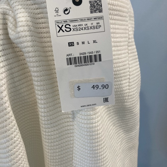 Zara Draped Cropped top and midi skirt - Picture 4 of 8